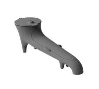 Imbuto di accesso al serbatoio dell'acqua per macchine da caffè, guida deflettore in silicone alimentare con coperchio antipolvere, lunghezza 23,5 cm, compatibile con macchine da caffè espresso con