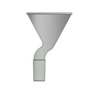 Imbuto di alimentazione in vetro borosilicato con giunto smerigliato - Offset 58°, dimensione N26 for versare con precisione(N262477)