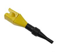 Imbuto di drenaggio flessibile con filtro integrato e beccuccio largo, funzione a scatto per una facile manipolazione e prevenzione delle fuoriuscite nei trasferimenti di fluidi (giallo)
