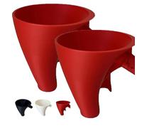 Imbuto di farina per miscelatore per gli aiuti da cucina, attacco a base di imbuto di farina, imbarcazioni a bocca larga, diametro abilita la testa di inclinazione a versamento guidato (2PCS-C)