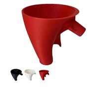 Imbuto di farina per miscelatore per gli aiuti da cucina, attacco a base di imbuto di farina, imbarcazioni a bocca larga, diametro abilita la testa di inclinazione a versamento guidato (1PCS-C)