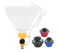 Imbuto di Ricarica del Liquido di Raffreddamento del Radiatore Kit di Riempimento del Sistema di Raffreddamento del Motore a Prova di Fuoriuscite con 3 Adattatori di Ricambio per Veicoli