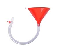 Imbuto di riempimento della birra Accessorio per bere Tubo flessibile in PVC con valvole Strumento di prevenzione delle fuoriuscite per picnic Festività Imbuto per birra PP per uso alimentare