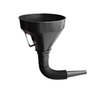 Imbuto di riempimento per auto, in plastica, imbuto con tubo e setaccio, nero, imbuto per benzina, imbuto, imbuto per auto, acqua, olio