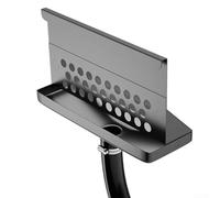 Imbuto di scarico del grasso in acciaio al carbonio BBQ Grasso Pan di scarico con tubo in silicone Piastra Collettore di olio Sistema di drenaggio per griglia esterna Cottura di più dimensioni