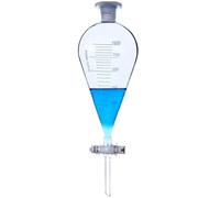 Imbuto di separazione con tappo, esperimento chimico in vetreria da laboratorio(1000ml)