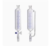 Imbuto di separazione del liquido a pressione costante con pistone in tetrafluoro di vetro, borosilicato alto(25ml PTEF)