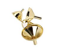 Imbuto D'oro Set di Imbuto D'oro Acciaio Inossidabile 3 Pezzi Set di Imbuto in Acciaio Inossidabile D'oro Olio da Metallo Liquido per Inscatolare Utensili da