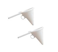 Imbuto Dosatore 2 Pezzi Bianco per Torte in Plastica