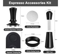 Imbuto dosatore Espresso Tamper 51mm casa caffè bar per macchina espresso
