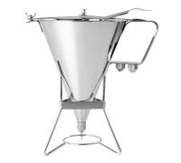 Imbuto Dosatore Pasticceria Inox 3 Bocchette Eva Pastella Bignè Frittelle Creme