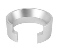 Imbuto dosatore per caffè da 58 mm, anello dosatore in alluminio per portafiltro da 58 mm, guida per il caffè macinato senza sprechi con bordo liscio, compatibile con la maggior (Argento)