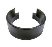 Imbuto dosatore per caffè espresso da 58 mm, guida in alluminio per portafiltro, strumento per macinare e tamponare, accessorio lavabile in lavastoviglie (nero)