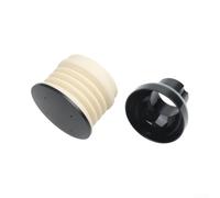 Imbuto dosatore singolo in silicone con soffietto per barista (bianco) | Su misura per Eureka Mignon, capacità di 140 g, previene la perdita di caffè, facile da pulire