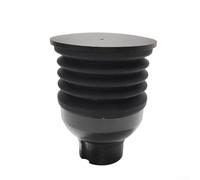 Imbuto dosatore singolo in silicone con soffietto per barista (nero) | Su misura per Eureka Mignon, capacità di 140 g, previene la perdita di caffè, facile da pulire