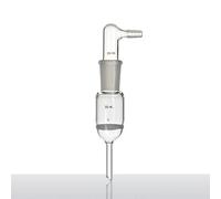 Imbuto filtrante, Giunto di estrazione aria salvaspazio 24/40, Capacità 30mL, Nucleo di sabbia G2(C), Vetro borosilicato, F382430C