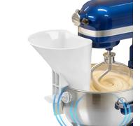 Imbuto frullatore per farina - per farina per beccuccio a bocca larga - grondaia per miscelatore stand | Molto adatto Pratico e buono per cucina, biscotti, cibo, pane, cereali, polvere,