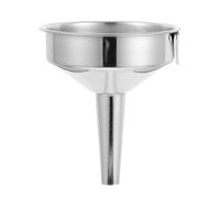 Imbuto Grande in Acciaio Inox per Bottiglie e Barattoli | Trasferimento Rapido dei Liquidi, Cucina e Sala da Pranzo, Argento, per Riempire Contenitori Piccoli