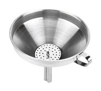 Imbuto in acciaio inossidabile, imbuto con filtro,Imbuto con filtro a schermo Filtro a imbuto | Imbuto a maglia fine, imbuto di olio per barattoli, bottiglie, contenitori, cucina, cotto