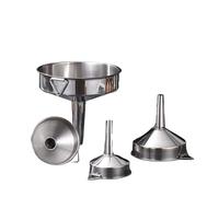 Imbuto in acciaio inossidabile Imbuto in acciaio inossidabile con filtro for olio da cucina, vino, conserve, diverse dimensioni(12CM)