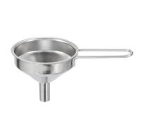 Imbuto in acciaio inox - Piccolo Imbuto in metallo alimentare per riempire Liquore, olio, spezie | Imbuto da cucina portatile con gancio per appendere, facile da