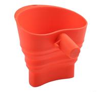 Imbuto in silicone costruito per la compatibilità del mixer con beccuccio a forma di V per dirigere il flusso di ingredienti secchi o liquidi nel centro della ciotola (rosso)