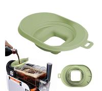 Imbuto in silicone per macchina Ninja Slush FS301EU e NC300EU NC501EU NC701EU, contenitore per Creami, senza BPA, paraspruzzi, ampia bocca pieghevole, imbuto da cucina per Ninja Slush accessorio