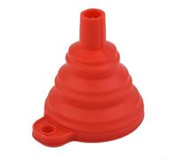 Imbuto in silicone resistente al calore per cambio e riempimento di olio, carburante, benzina e diesel, pieghevole e facile da riporre con opzione di sospensione