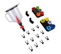 Imbuto Liquido Refrigerante Auto,Riempitore Universale Portatile Antigoccia | Kit Imbuto Spurgo Liquido Refrigerante,Per Auto Camion SUV Motore Impianto Di Raffreddamento Spurgo Lavaggio Filtro Camper