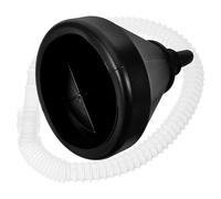 Imbuto lungo Carburante Auto in Plastica Nera Filtro Integrato | Collo Esteso, Design Spesso, per Garage e Rifornimento, Adatto a Meccanici e Motociclisti