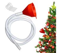 Imbuto lungo per annaffiare l'albero di Natale, dispositivo di irrigazione per piante da interno, apertura larga per gli amanti delle piante natalizie, decorazione della casa del giardino dei fiori
