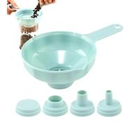 Imbuto multifunzionale, grande filtro a prova di perdite con setaccio | Imbuto per bottiglie d'acqua per conserve, barattoli, cereali, farina, alimentare, riempire sacchetti, vino, olio e