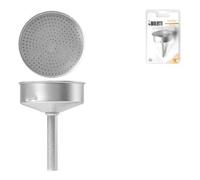 Bialetti Ricambi, Include 1 Filtro a Imbuto, Compatibile con Moka Orzo Express Bialetti 2 tazze