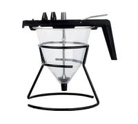 Ghidini Imbuto dosatore Pinocchio policarbonato acciaio inox 3 beccucci silicone piedistallo nero