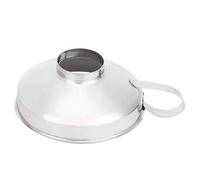 Imbuto per conserve da 2 pezzi, imbuto a bocca larga in acciaio inossidabile con manico per set di imbuti da cucina per vasetti larghi e normali