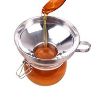 Imbuto per conserve - Imbuto per barattoli con ampia apertura, imbuto per alimenti | Trasferimento di grani di marmellate liquidi, imbuti in metallo antiruggine, utensili da cucina, facile da re