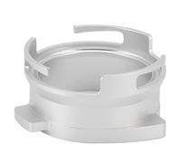 Imbuto per dosaggio caffè da 54 mm, accessori per anello di dosaggio caffè in lega di alluminio (Argento)