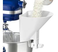 Imbuto per Farina, Dosatore Portatile, Accessorio Imbuto Da Cucina Per Planetarie, per Versare Uova e Ingredienti Secchi o Liquidi e Riempire