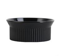 Imbuto per fondi di caffè per pentole a valvola singola e doppia, riempitrice a doppia valvola per dosaggio disordine, strumento di riempimento portatile per portafiltro e accessorio per moka (nero