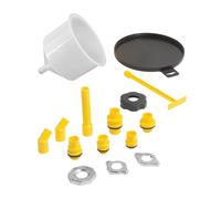 Imbuto per Liquido Radiatore Auto in Plastica, Kit | Antisversamento e Aria Intrappolata, Tappo Fluido, per Spurgo e Lavaggio del Radiatore