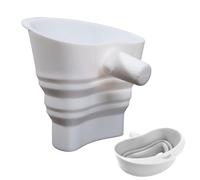 Imbuto per miscelatore - imbuto per riempimento in silicone, facile da versare, lavabile in lavastoviglie, ampia apertura, pieghevole, da forno, imbto per farina - per zucchero, cacao in po