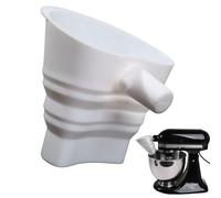 Imbuto per miscelatori da cucina - Versamento facile lavabile in lavastoviglie apertura larga materiale per uso alimentare | Accessorio per imbuto di farina da forno | Olio di yogurt di miele di