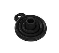Imbuto per motore, universale, in silicone, per cambio liquido lavavetri, portatile, pieghevole, per olio, benzina moto Filtro olio(Black)