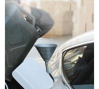 Imbuto per olio Imbuto in metallo Facile da usare Per uso automobilistico Imbuto