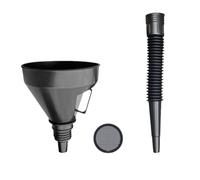 Imbuto Per Rifornimento Auto, Imbuto Per Rifornimento In Plastica Con Filtro, Imbuto Per Rifornimento Acqua Per Olio Motore Benzina Auto E Urea, Imbuto Per Prolunga Con Beccuccio Flessibile Con