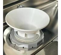 Imbuto per sale lavastoviglie per Bosch, Siemens & Neff, senza fuoriuscite | Adatto per lavastoviglie Bosch, Siemens e Neff. Riempimento pulito senza fuoriuscite, salvaspazio, di alta qualità