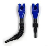 Imbuto per versare olio con forma quadrata per versare e rifornire carburante, struttura in plastica per un uso affidabile in più scenari (blu)