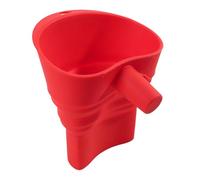 Imbuto per zucchero da cucina, versatore pieghevole in silicone, per cucinare a bocca larga, design morbido e resistente al calore, strumento compatto per riporre utensili, trasferimento pulito