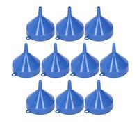 Imbuto piccolo, set di imbuti in plastica ricaricabili da 10 pezzi con beccuccio stretto per spezie liquide da cucina lozione in polvere oli essenziali