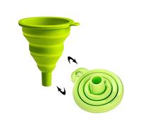 Imbuto pieghevole, gadget da portatile gadget in silicone resistente al calore pieghevole a bocca spada spazzatura per riempire le bottiglie di cottura quotidianamente piega